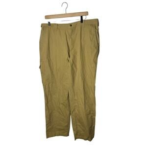 Men's Columbia 0205 AM 8255 Hiking Outdoor Canvas Cargo Pants in Tan sz 38